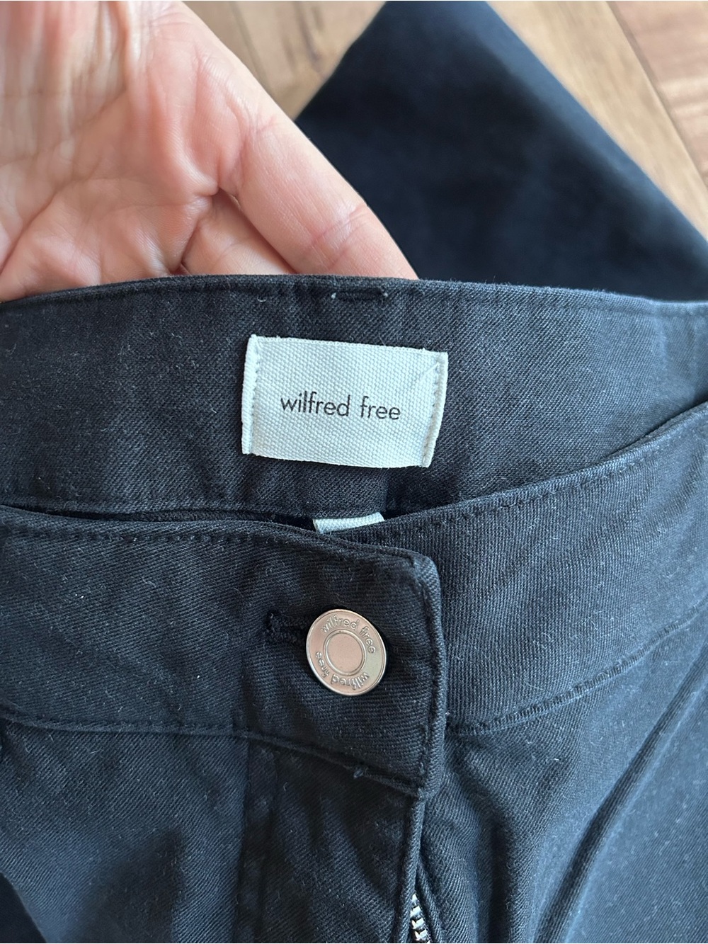 Wilfred Black Cargo Straight-Leg Pants - Picture 6 of 6